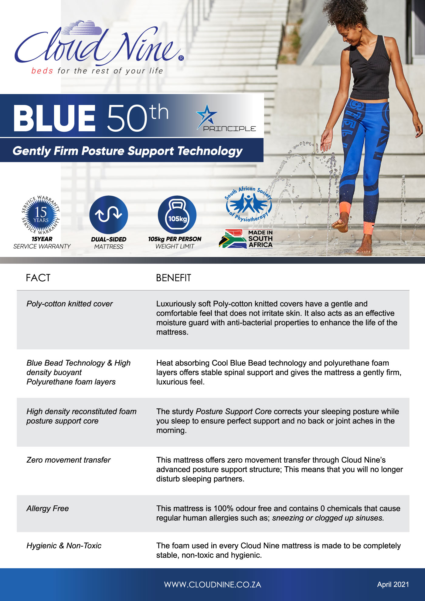 Cloud Nine Blue 50th